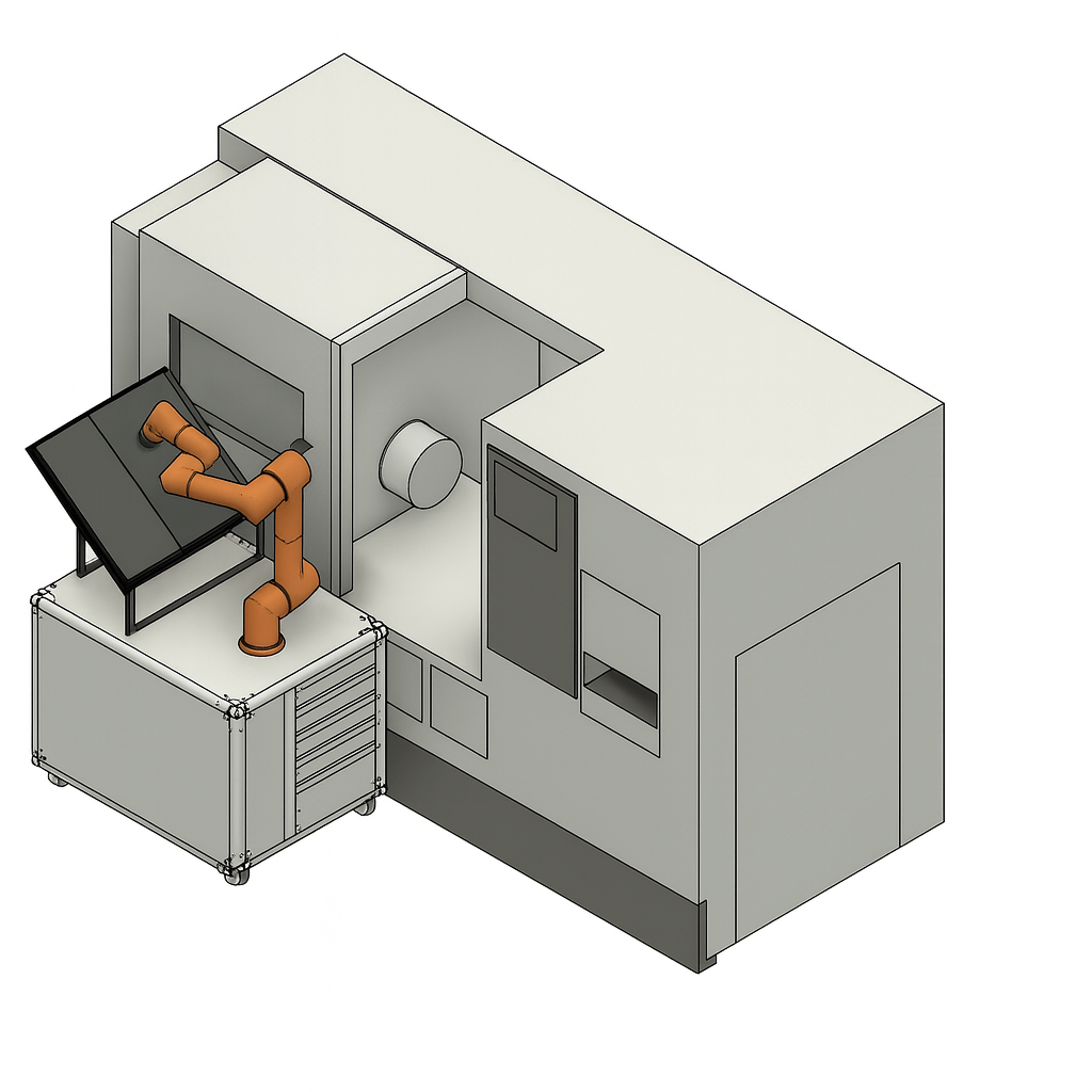 Modelo 3D de la celda - Gemelo Digital